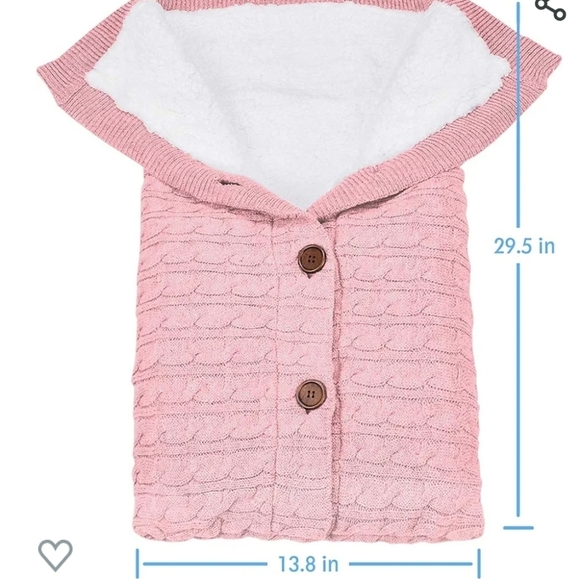 🛍️👗 2 for $25 XMWEALTHY Unisex Infant Swaddle Blankets Soft Thick Fleece Knit - Picture 3 of 3